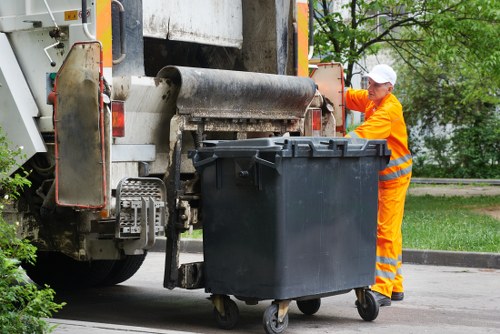 Skip delivery to a home in Peckham by professional drivers